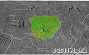 Satellite 3D Map of Koonan, desaturated