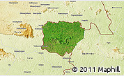Satellite 3D Map of Koonan, physical outside