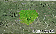 Satellite 3D Map of Koonan, semi-desaturated