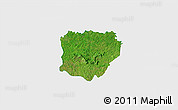 Satellite 3D Map of Koonan, single color outside