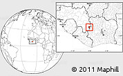 Blank Location Map of Koonan