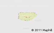 Physical Panoramic Map of Koonan, cropped outside