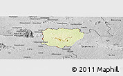 Physical Panoramic Map of Koonan, desaturated
