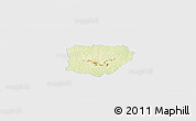 Physical Panoramic Map of Koonan, single color outside