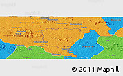 Political Panoramic Map of Koonan