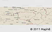 Shaded Relief Panoramic Map of Koonan