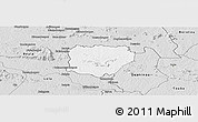 Silver Style Panoramic Map of Koonan