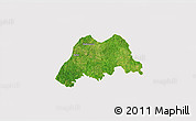 Satellite 3D Map of Koro, cropped outside