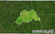 Satellite 3D Map of Koro, darken