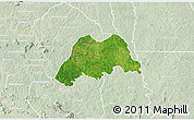Satellite 3D Map of Koro, lighten