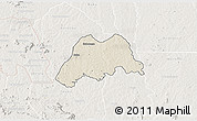 Shaded Relief 3D Map of Koro, lighten