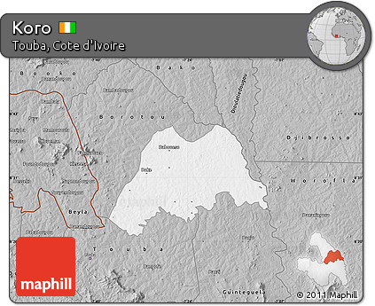 Gray Map of Koro