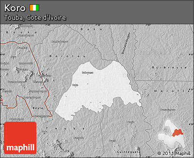 Gray Map of Koro