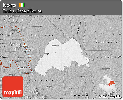 Gray Map of Koro