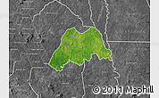 Satellite Map of Koro, desaturated