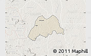 Shaded Relief Map of Koro, lighten