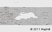 Gray Panoramic Map of Koro