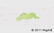 Physical Panoramic Map of Koro, cropped outside