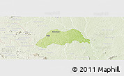 Physical Panoramic Map of Koro, lighten