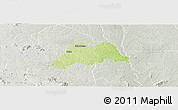 Physical Panoramic Map of Koro, lighten, semi-desaturated