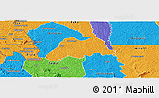 Political Panoramic Map of Koro