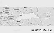 Silver Style Panoramic Map of Koro