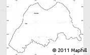 Blank Simple Map of Koro, cropped outside