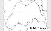 Blank Simple Map of Koro, no labels