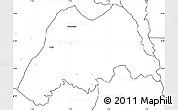 Blank Simple Map of Koro