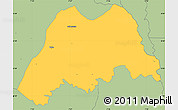 Savanna Style Simple Map of Koro