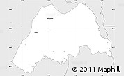Silver Style Simple Map of Koro