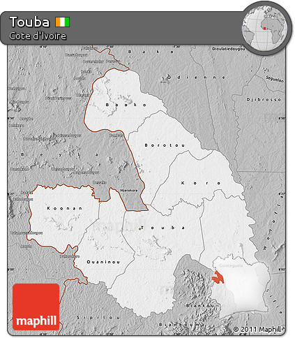 Gray Map of Touba