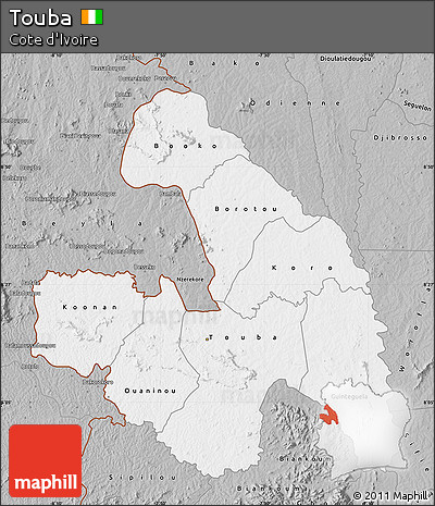 Gray Map of Touba