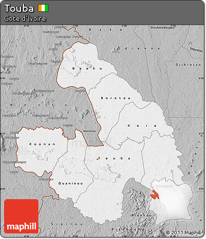 Gray Map of Touba