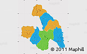 Political Map of Touba, cropped outside