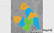 Political Map of Touba, desaturated