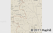 Shaded Relief Map of Touba
