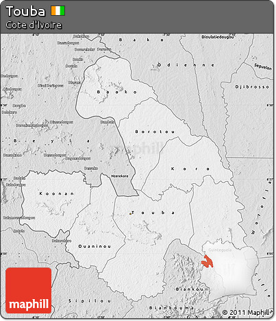 Silver Style Map of Touba