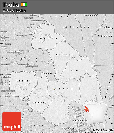 Silver Style Map of Touba