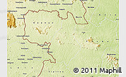 Physical Map of Ouaninou