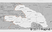 Gray Panoramic Map of Touba