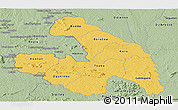 Savanna Style Panoramic Map of Touba