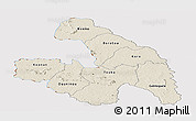 Shaded Relief Panoramic Map of Touba, cropped outside