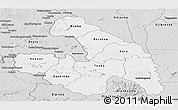 Silver Style Panoramic Map of Touba