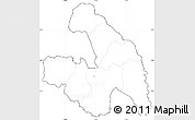 Blank Simple Map of Touba, cropped outside, no labels