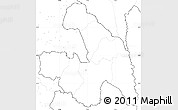 Blank Simple Map of Touba, no labels