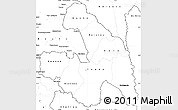 Blank Simple Map of Touba