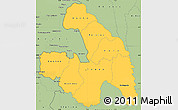 Savanna Style Simple Map of Touba