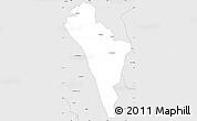 Silver Style Simple Map of Didievi
