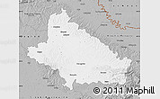 Gray Map of Bjelovar-Bilogora